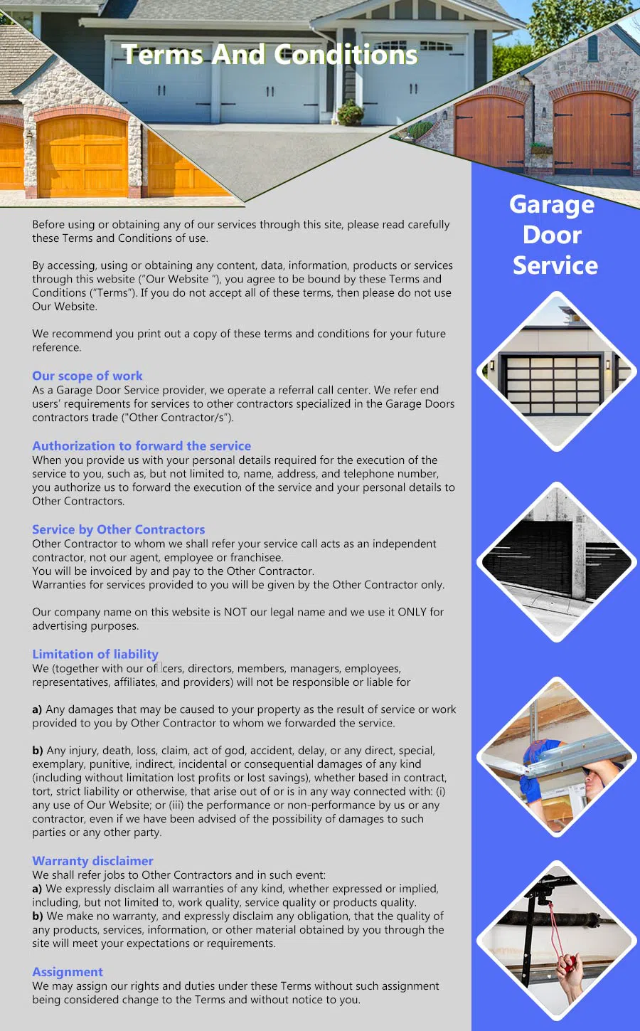 Brockton Metro Garage Door Repair Service Brockton, MA 508-534-1664